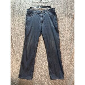ALBERTO Men's Jeans Comfort Fit Blue Denim Straight Leg Pants Size 36x32